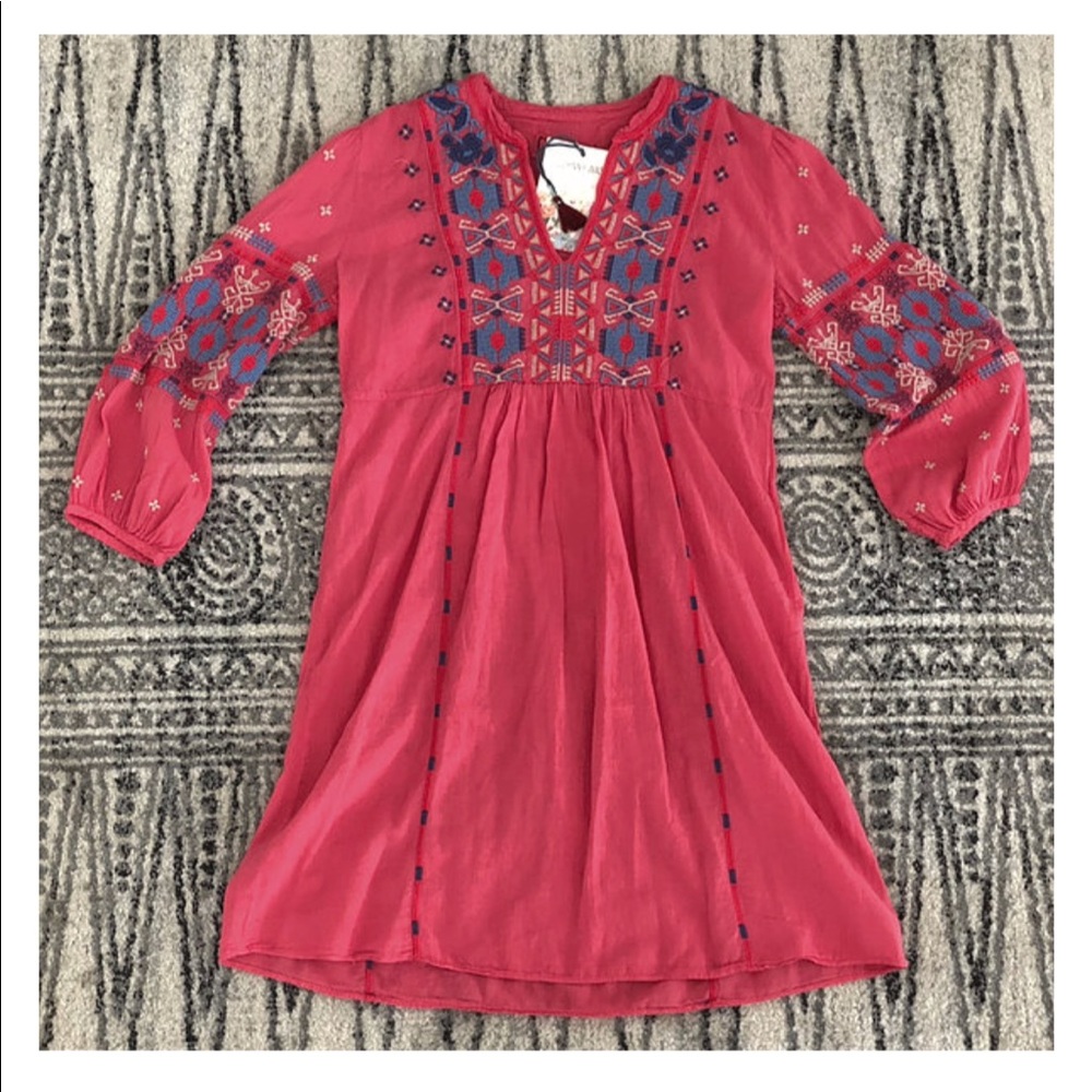 Zelda Peasant Tunic HTF Dress By JOHNNY WAS - Picture 4 of 7